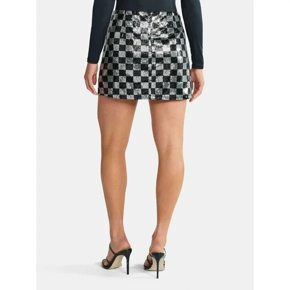 Madden NYC Women's Sequin Mini Skirt XXS - Picture 4 of 7